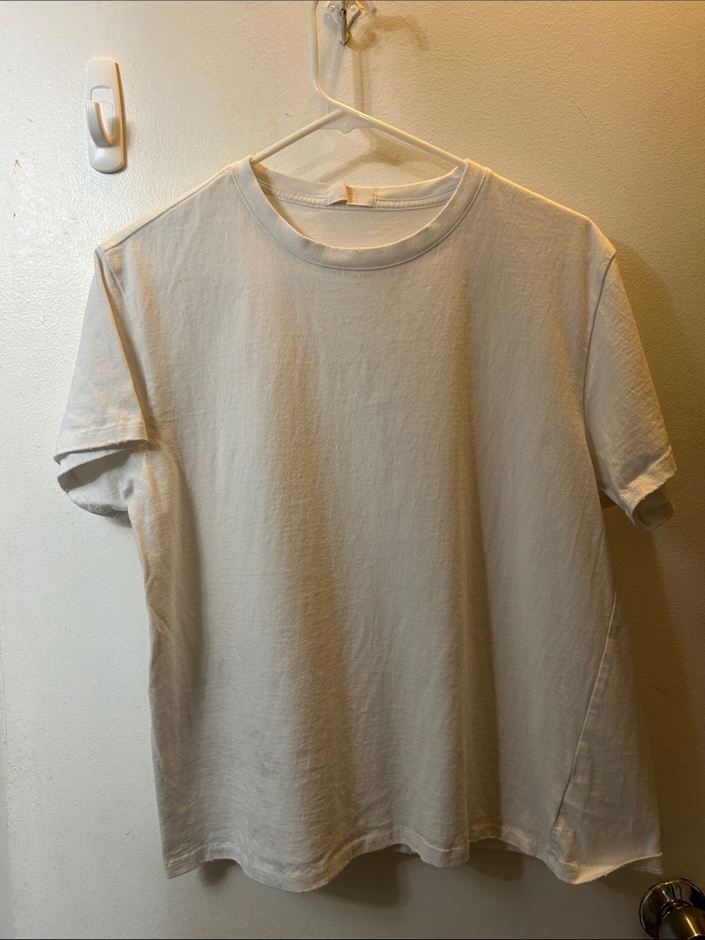 nuuds Everyday Tee White Short Sleeve Crewneck